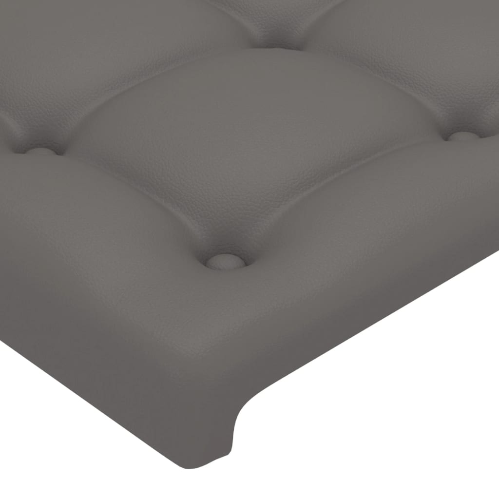 Testiera ad Orecchio Grigio 163x23x78/88 cm in Similpelle | homemem39