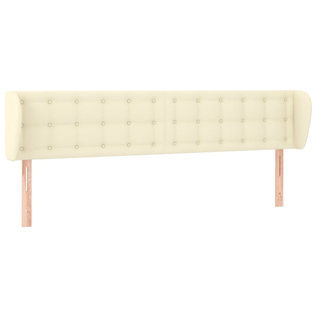 Testiera ad Orecchio Crema 183x23x78/88 cm in Similpelle | homemem39