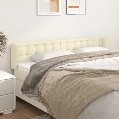 Testiera ad Orecchio Crema 183x23x78/88 cm in Similpelle | homemem39