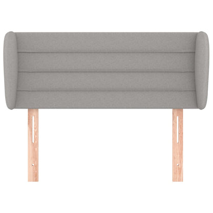 Testiera ad Orecchio Grigio Chiaro 83x23x78/88 cm in Tessuto