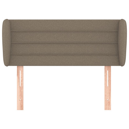 Testiera ad Orecchio Tortora 93x23x78/88 cm in Tessuto - homemem39