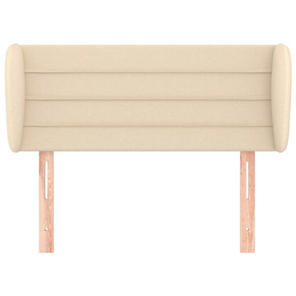 Testiera ad Orecchio Crema 93x23x78/88 cm in Tessuto - homemem39