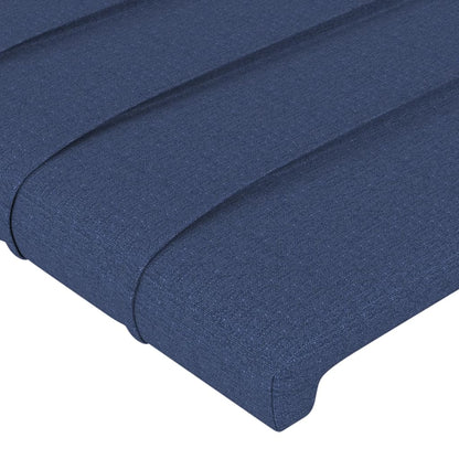 Testiera ad Orecchio Blu 163x23x78/88cm in Tessuto | homemem39