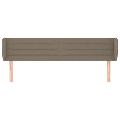 Testiera ad Orecchio Tortora 183x23x78/88 cm in Tessuto | homemem39