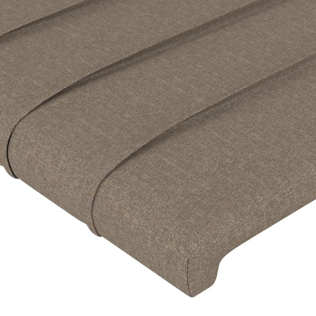 Testiera ad Orecchio Tortora 183x23x78/88 cm in Tessuto | homemem39