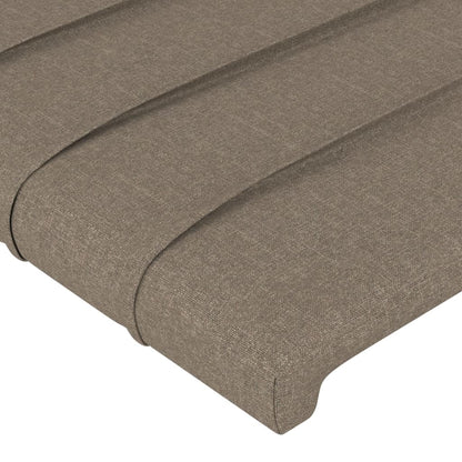 Testiera ad Orecchio Tortora 183x23x78/88 cm in Tessuto | homemem39