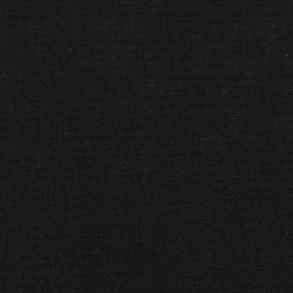 Testiera ad Orecchio Nera 147x23x78/88 cm in Tessuto | homemem39
