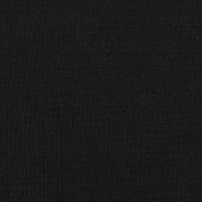 Testiera ad Orecchio Nera 147x23x78/88 cm in Tessuto | homemem39