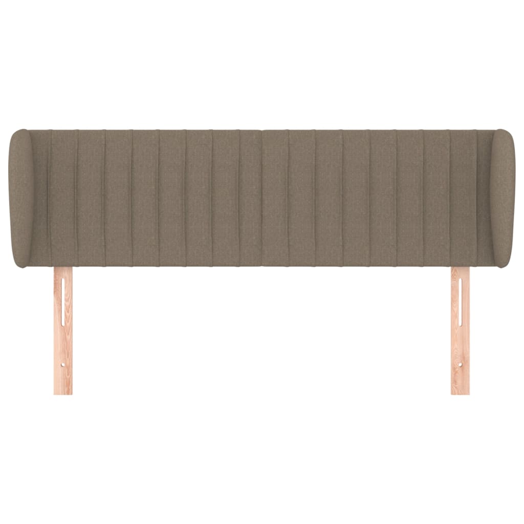 Testiera ad Orecchio Tortora 147x23x78/88 cm in Tessuto | homemem39