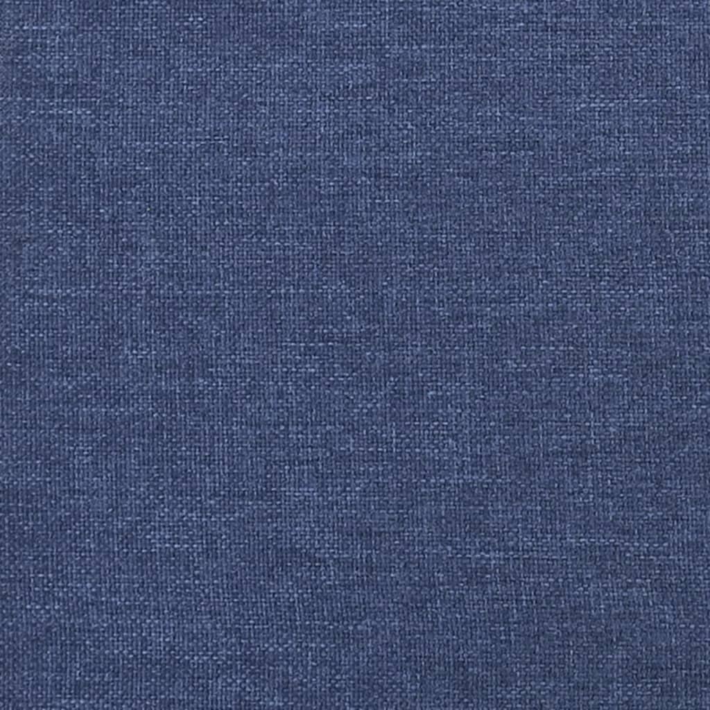 Testiera ad Orecchio Blu 147x23x78/88cm in Tessuto | homemem39
