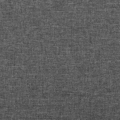 Testiera ad Orecchio Grigio Scuro 163x23x78/88 cm in Tessuto | homemem39
