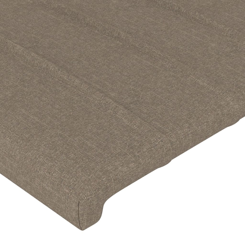 Testiera ad Orecchio Tortora 163x23x78/88 cm in Tessuto | homemem39