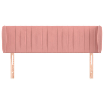 Testiera ad Orecchio Rosa 147x23x78/88 cm in Velluto | homemem39