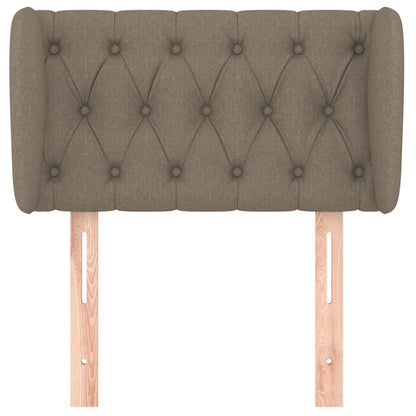 Testiera ad Orecchio Tortora 83 x 23 x 78/88 cm in Tessuto - homemem39