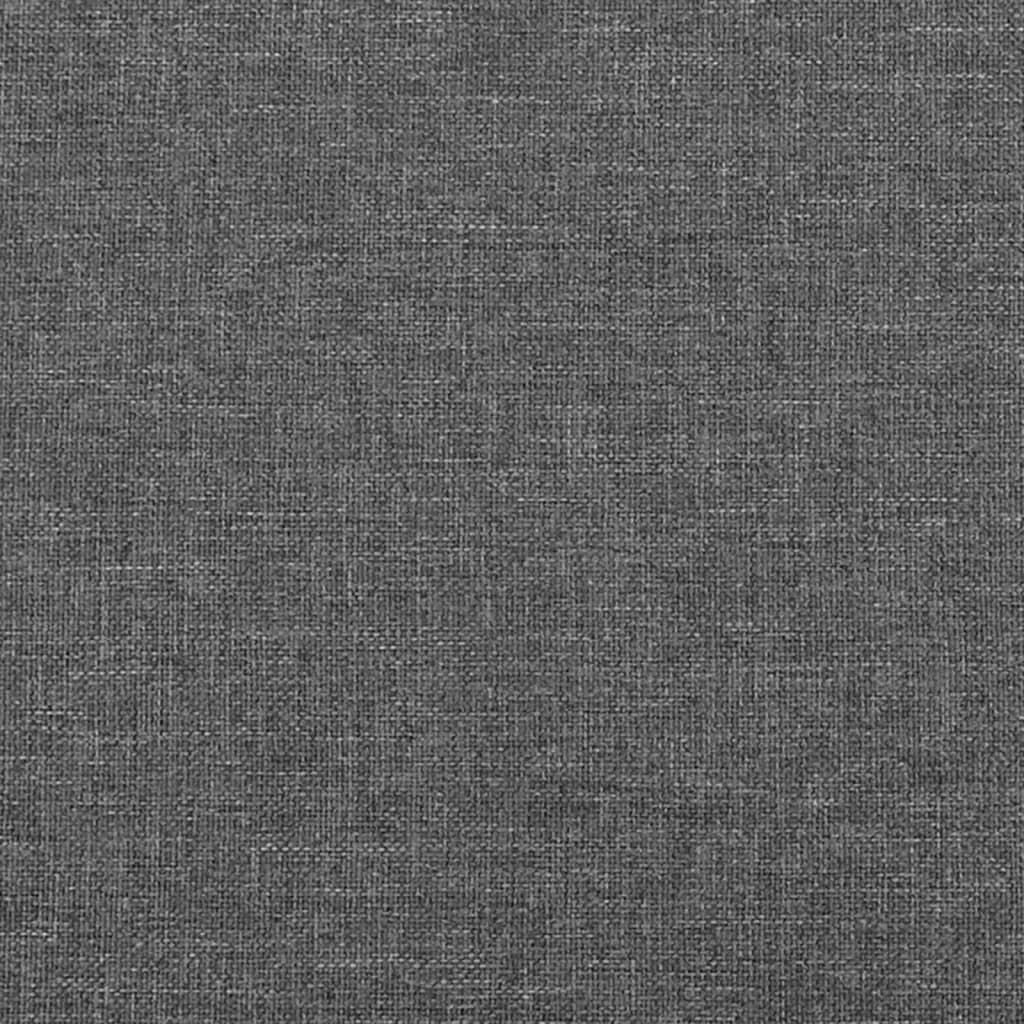 Testiera ad Orecchio Grigio Scuro 103x23x78/88 cm in Tessuto | homemem39