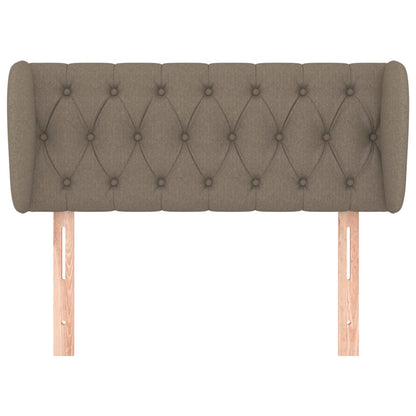 Testiera ad Orecchio Tortora 103x23x78/88 cm in Tessuto | homemem39