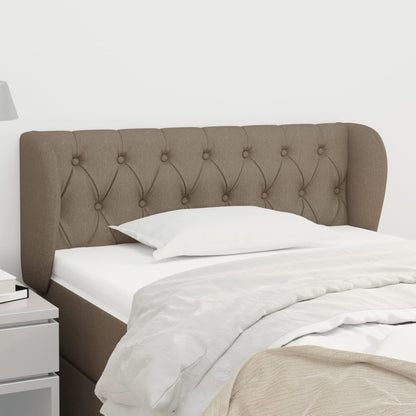 Testiera ad Orecchio Tortora 103x23x78/88 cm in Tessuto | homemem39