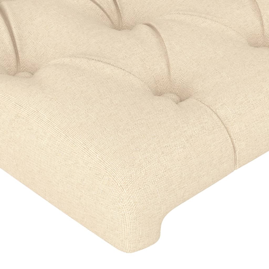 Testiera ad Orecchio Crema 103x23x78/88 cm in Tessuto | homemem39