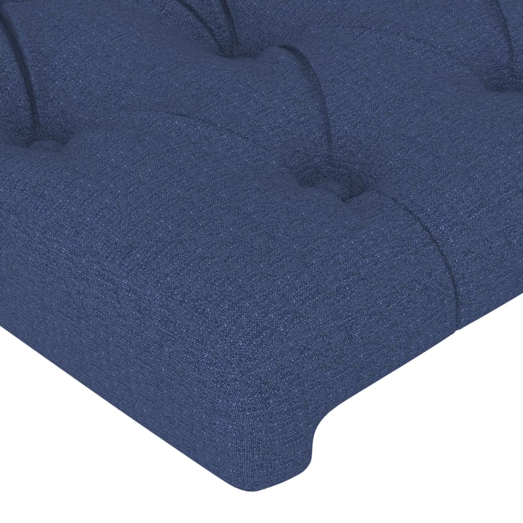 Testiera ad Orecchio Blu 103x23x78/88cm in Tessuto | homemem39