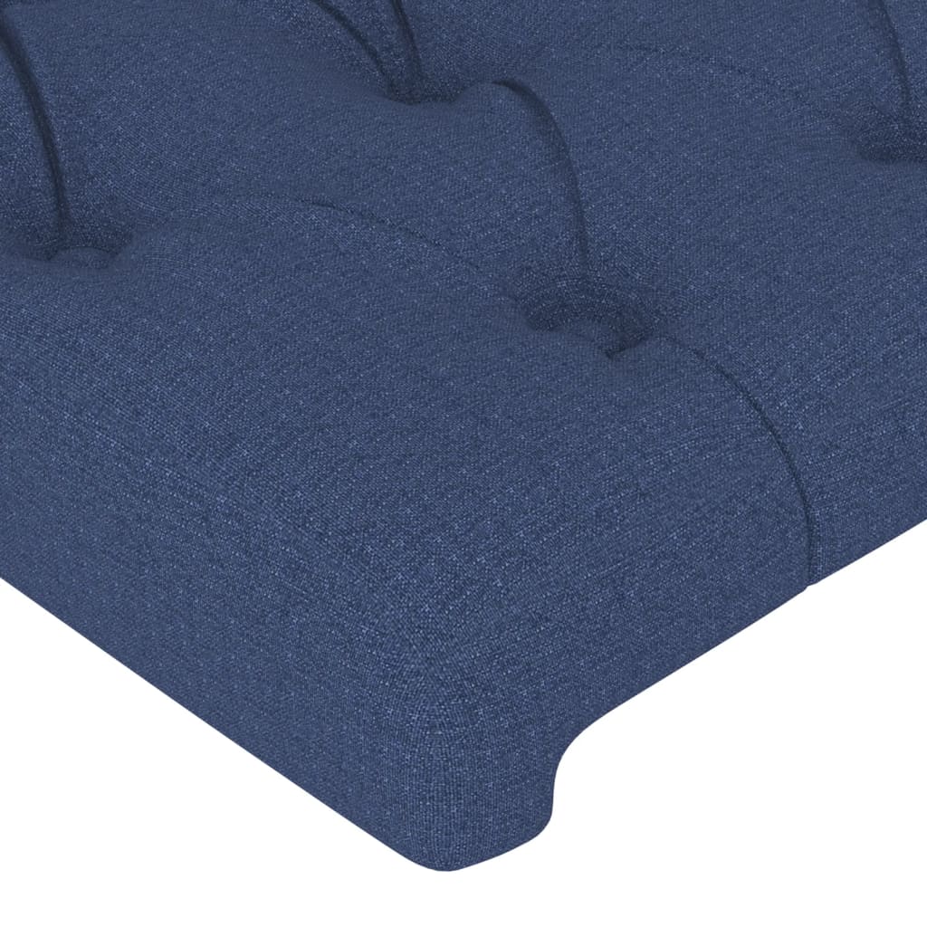 Testiera ad Orecchio Blu 203x23x78/88cm in Tessuto | homemem39