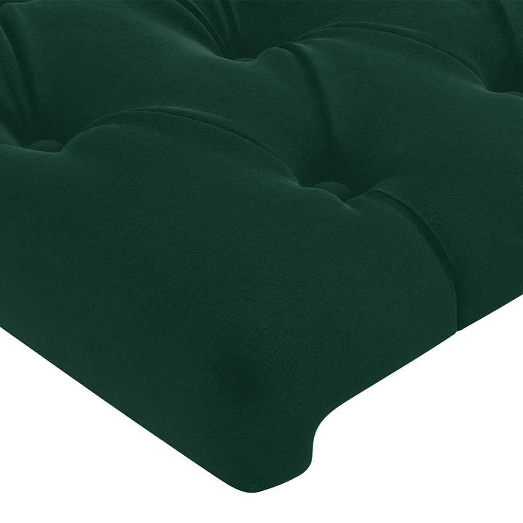 Testiera ad Orecchio Verde Scuro 83x23x78/88 cm in Velluto | homemem39