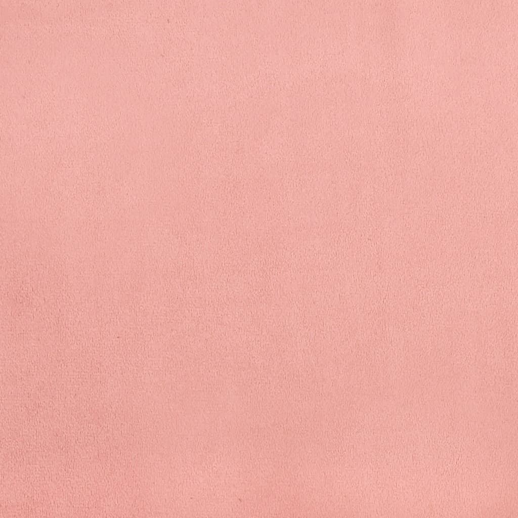 Testiera ad Orecchio Rosa 83x23x78/88 cm in Velluto | homemem39