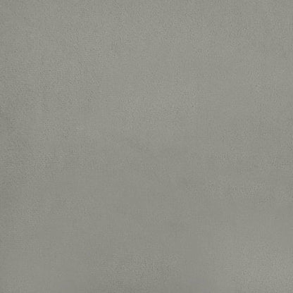 Testiera ad Orecchio Grigio Chiaro 93x23x78/88 cm in Velluto | homemem39