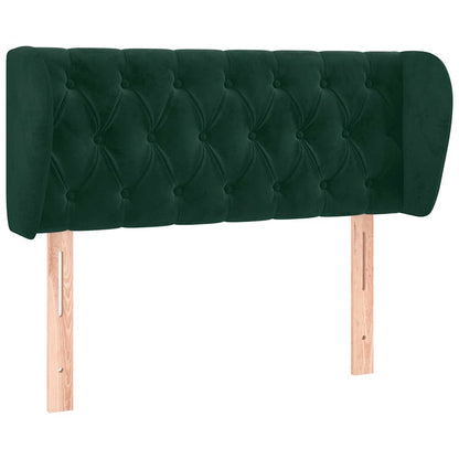 Testiera ad Orecchio Verde Scuro 93x23x78/88 cm in Velluto | homemem39