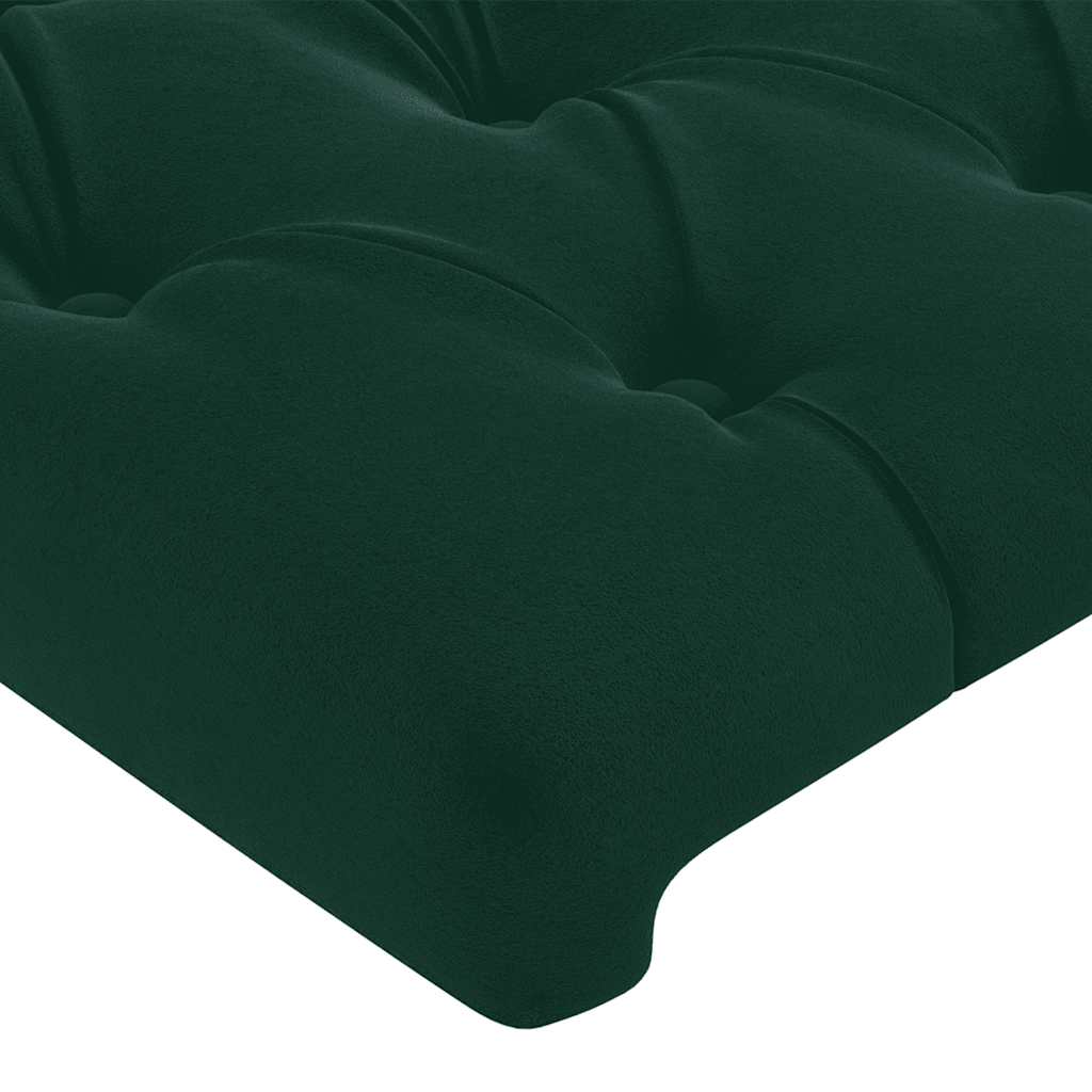Testiera ad Orecchio Verde Scuro 93x23x78/88 cm in Velluto | homemem39