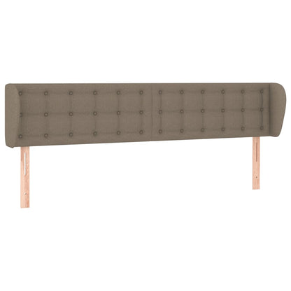 Testiera ad Orecchio Tortora 203x23x78/88 cm in Tessuto | homemem39