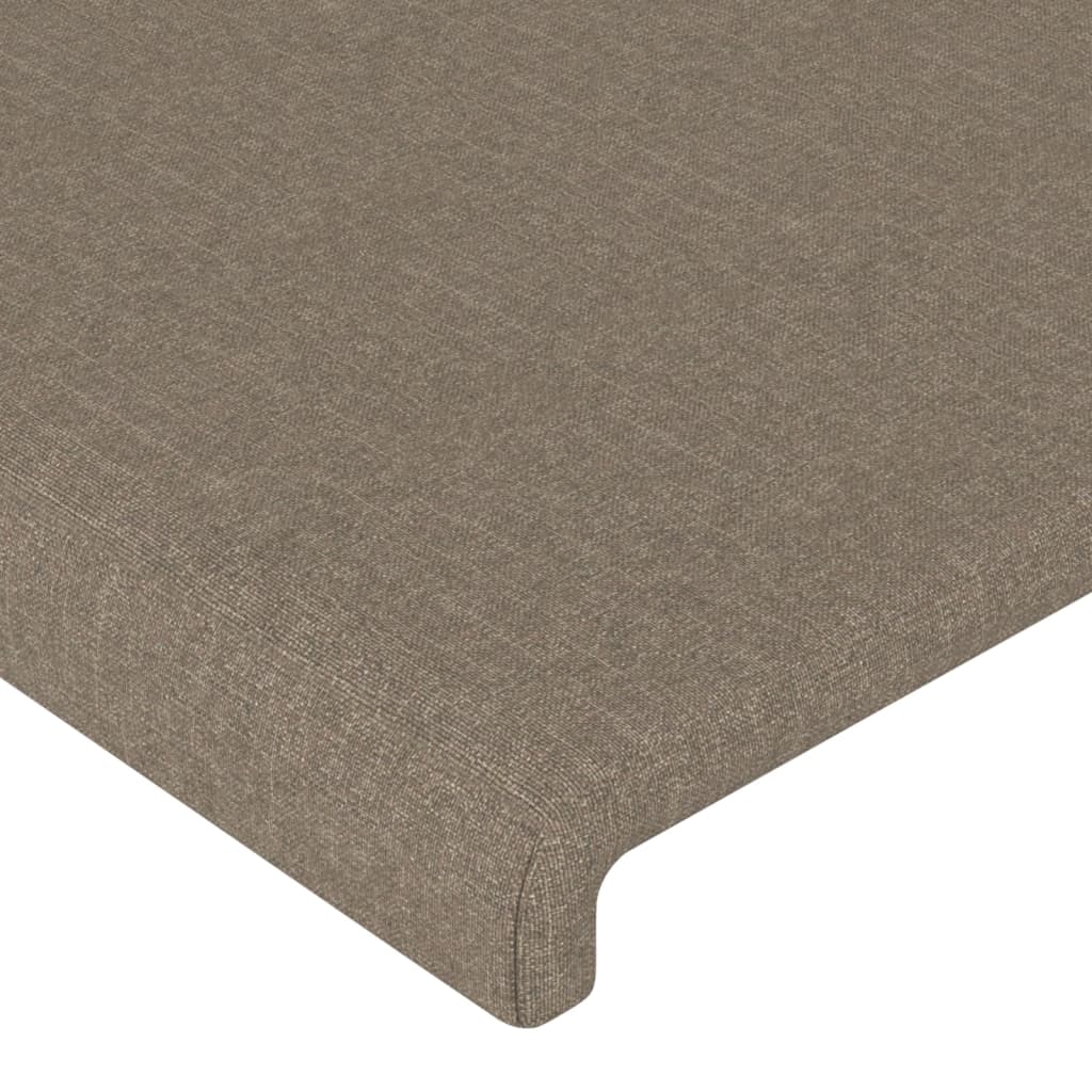 Testiera ad Orecchio Tortora 183x23x118/128 cm in Tessuto | homemem39