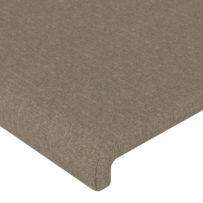 Testiera ad Orecchio Tortora 183x23x118/128 cm in Tessuto | homemem39