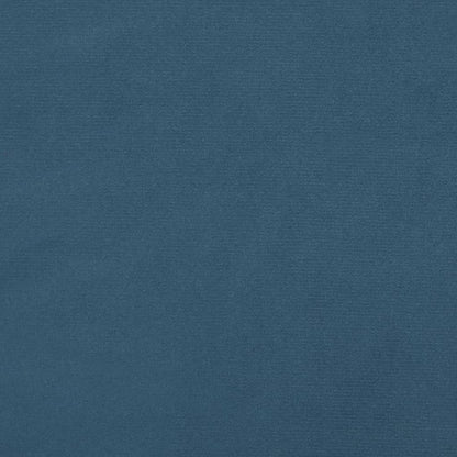 Testiera ad Orecchio Blu Scuro 183x23x118/128 cm in Velluto - homemem39