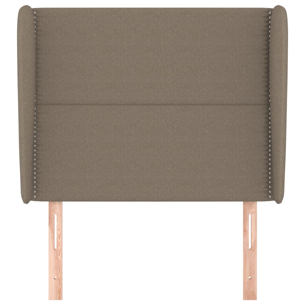 Testiera ad Orecchio Tortora 103x23x118/128 cm in Tessuto | homemem39