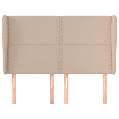 Testiera ad Orecchio Cappuccino 147x23x118/128 cm in Similpelle