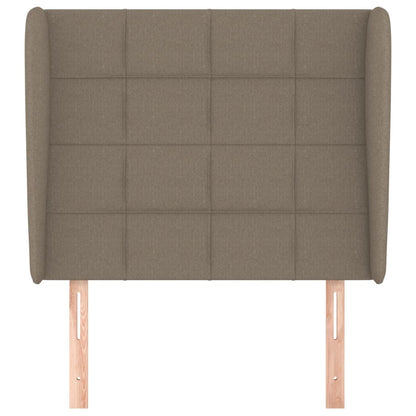 Testiera ad Orecchio Tortora 83x23x118/128 cm in Tessuto | homemem39
