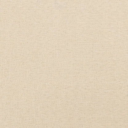 Testiera ad Orecchio Crema 93x23x118/128 cm in Tessuto