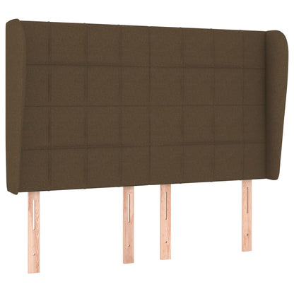 Testiera ad Orecchio MarroneScuro147 x 23 x 118/128cm inTessuto | homemem39