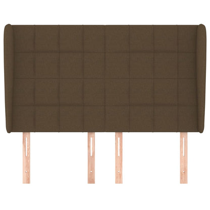 Testiera ad Orecchio MarroneScuro147 x 23 x 118/128cm inTessuto | homemem39