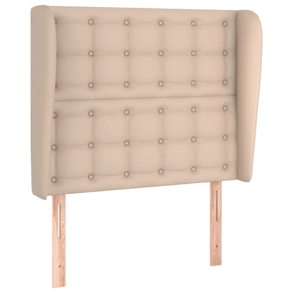 Testiera ad Orecchio Cappuccino 83x23x118/128 cm in Similpelle | homemem39