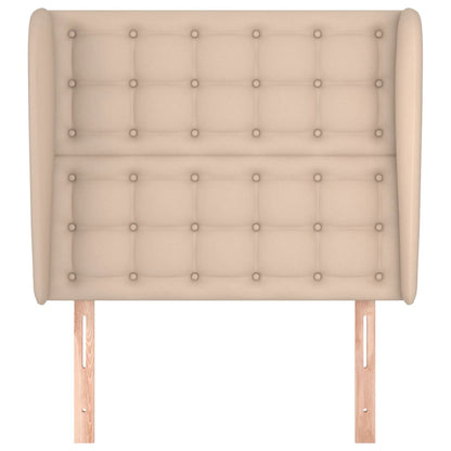 Testiera ad Orecchio Cappuccino 83x23x118/128 cm in Similpelle | homemem39