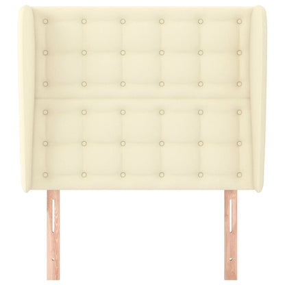Testiera ad Orecchio Crema 93x23x118/128 cm in Similpelle | homemem39