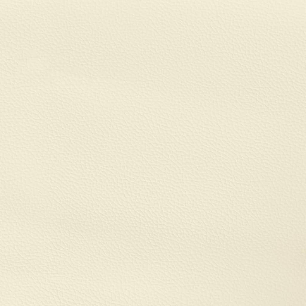 Testiera ad Orecchio Crema 147x23x118/128 cm in Similpelle