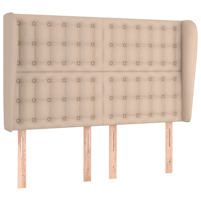 Testiera ad Orecchio Cappuccino 147x23x118/128 cm in Similpelle | homemem39