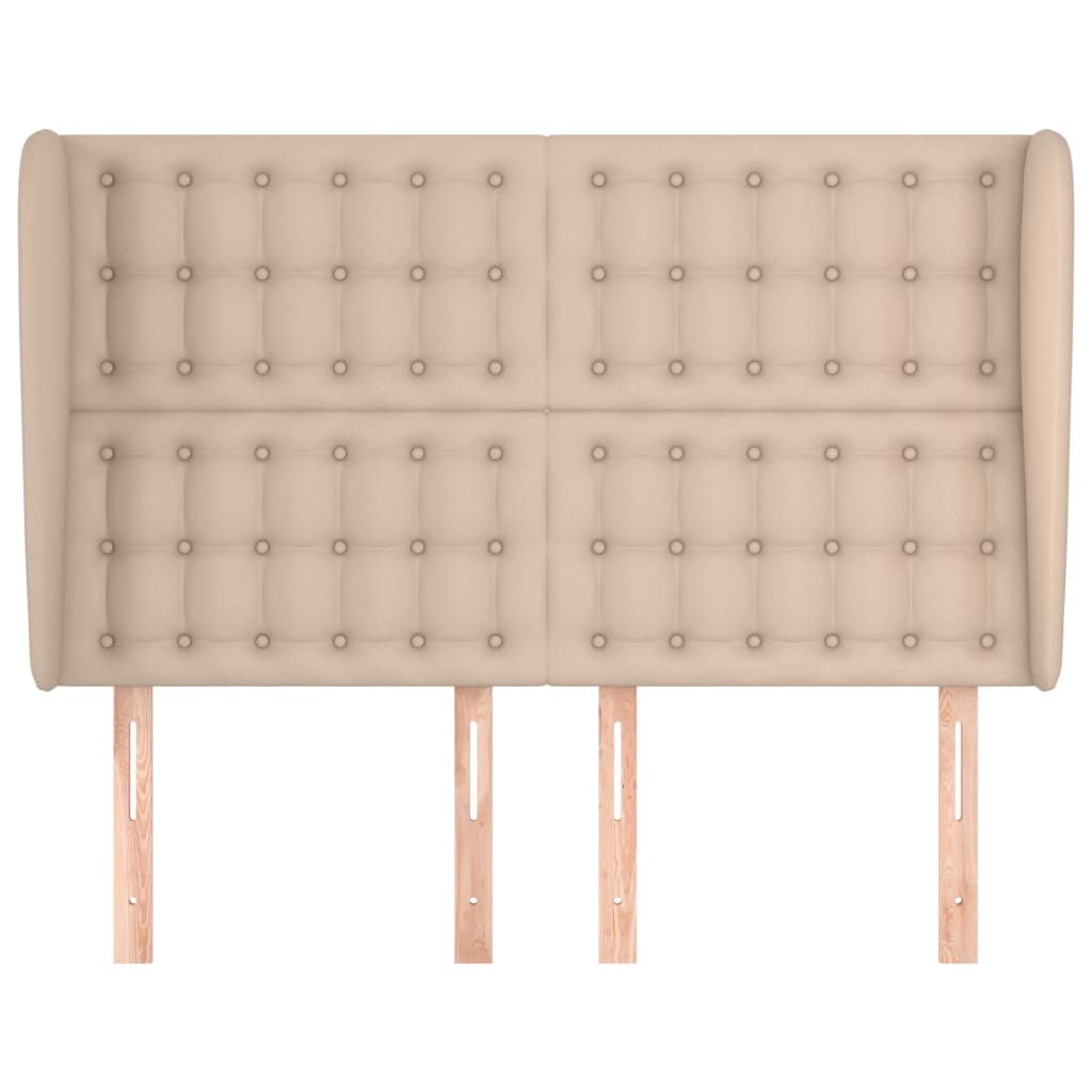 Testiera ad Orecchio Cappuccino 147x23x118/128 cm in Similpelle | homemem39
