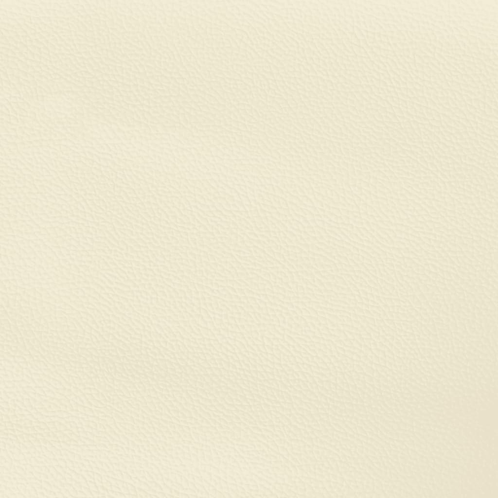 Testiera ad Orecchio Crema 203x23x118/128 cm in Similpelle | homemem39