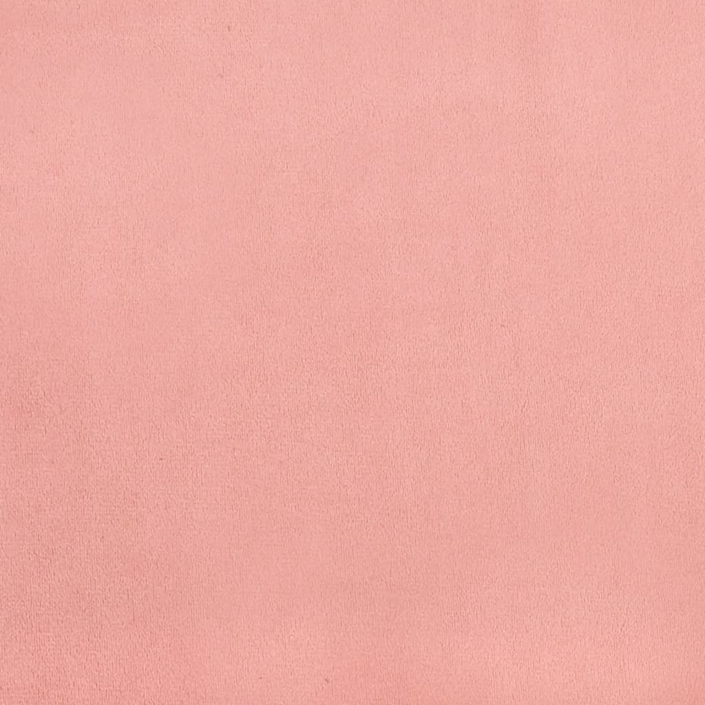 Testiera ad Orecchio Rosa 83x23x118/128 cm in Velluto | homemem39