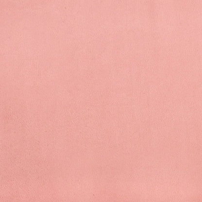 Testiera ad Orecchio Rosa 83x23x118/128 cm in Velluto | homemem39
