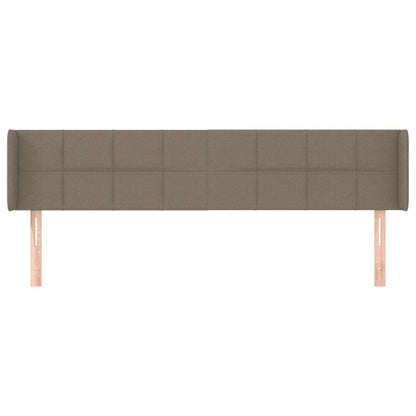 Testiera ad Orecchio Tortora 163x16x78/88 cm in Tessuto | homemem39