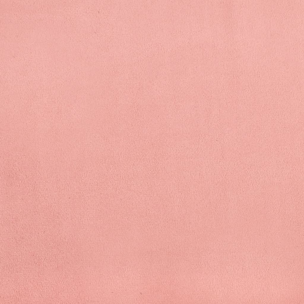 Testiera ad Orecchio Rosa 183x16x78/88 cm in Velluto | homemem39